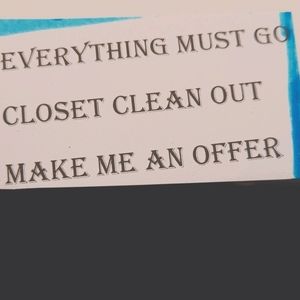 Everything must go!!